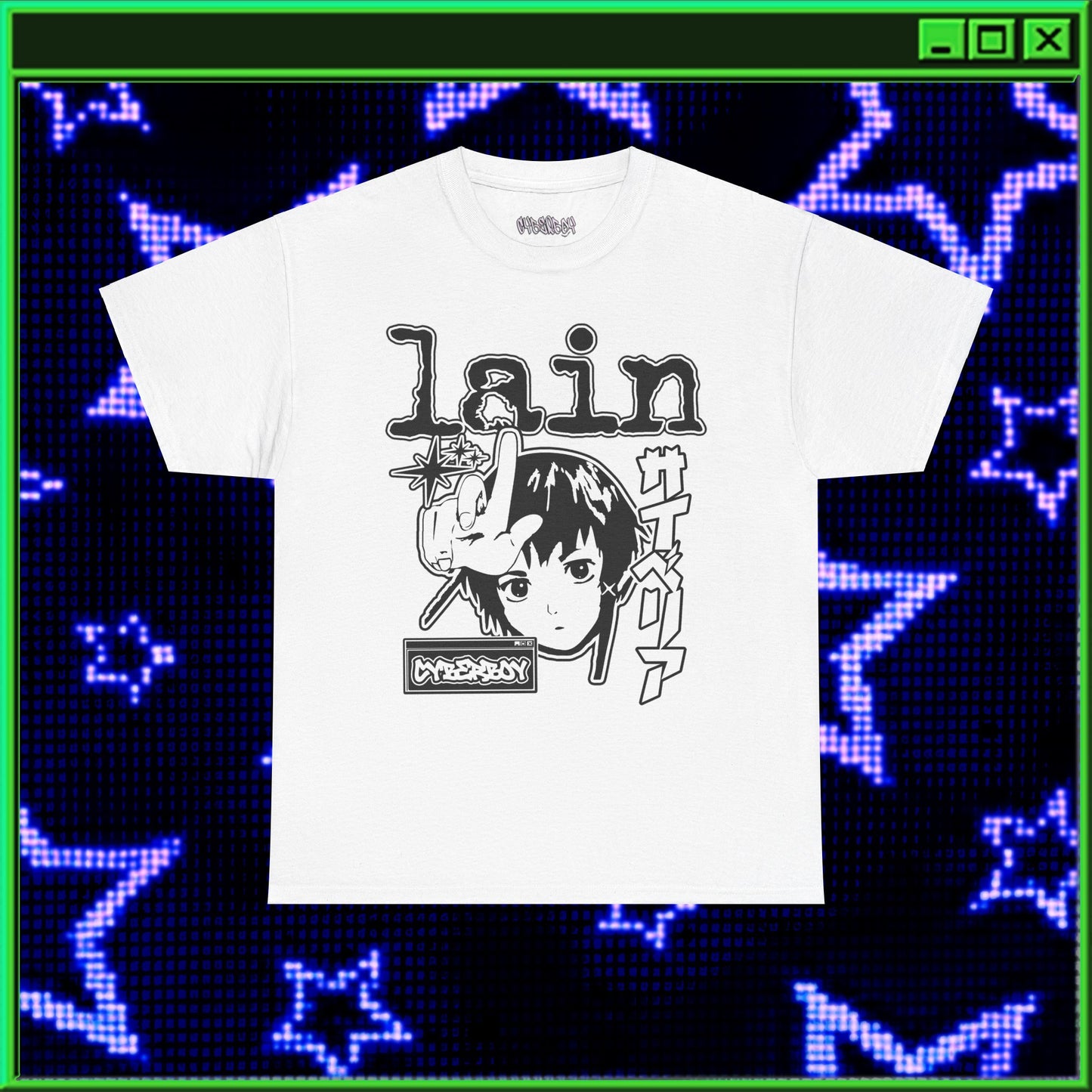 LAIN X CYBERBOY - Y2K SHIRT