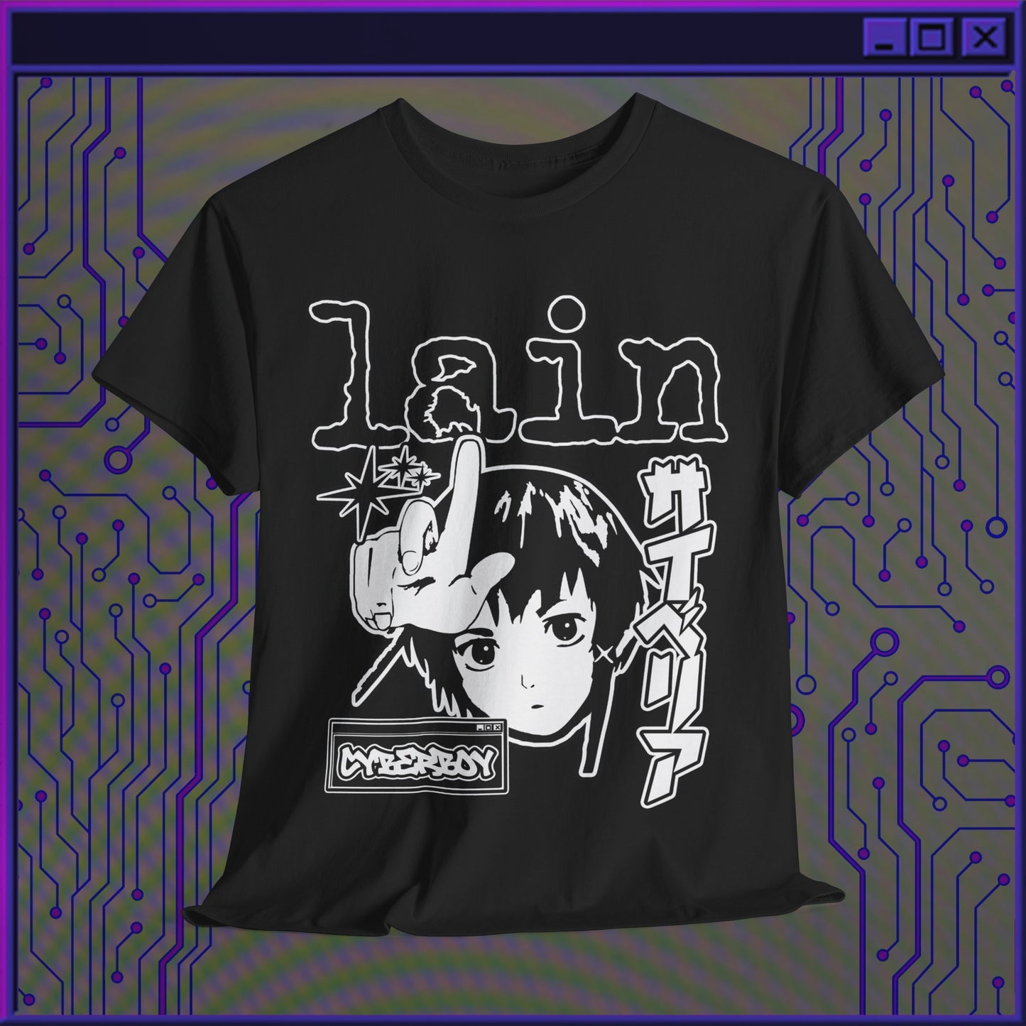 LAIN X CYBERBOY - Y2K SHIRT