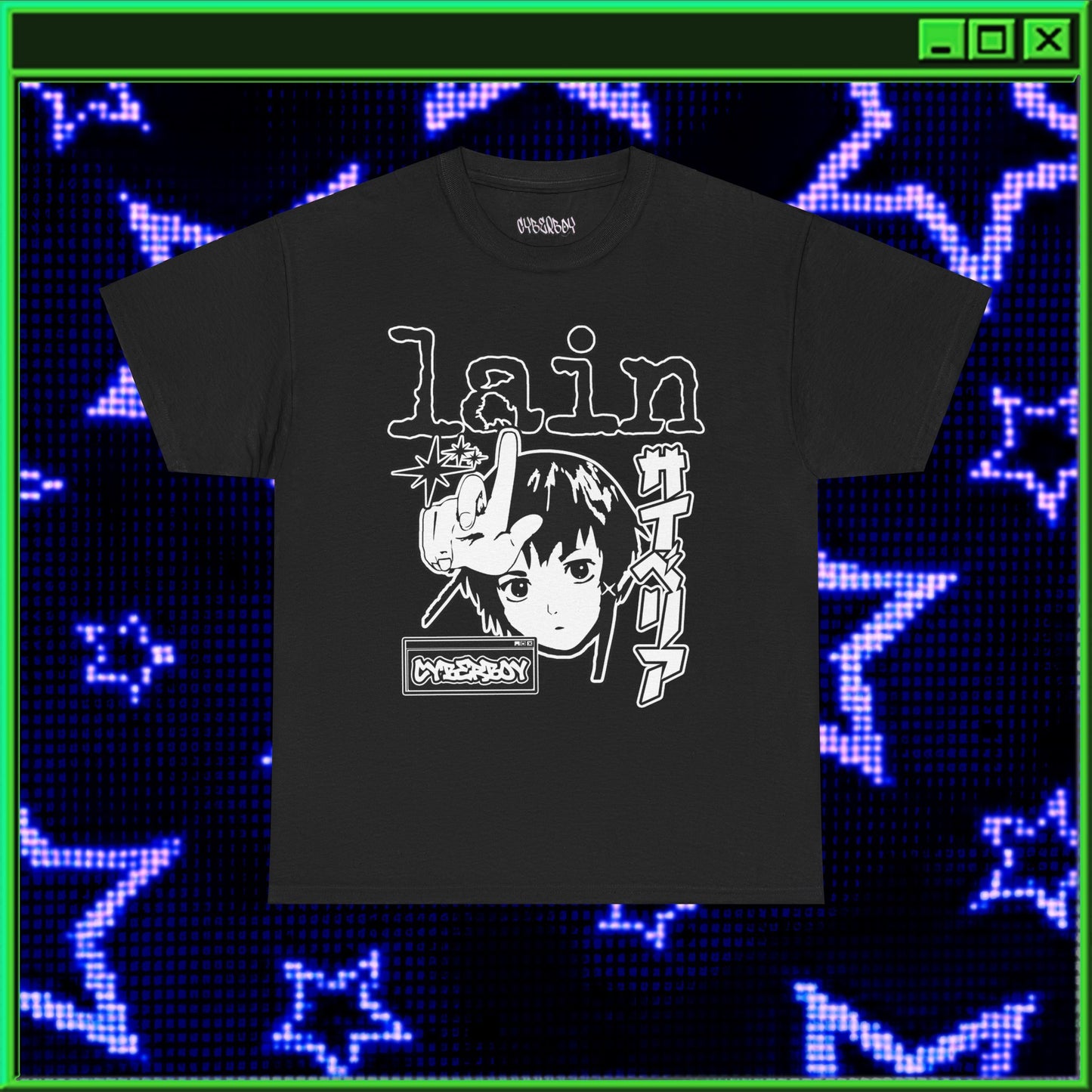 LAIN X CYBERBOY - Y2K SHIRT