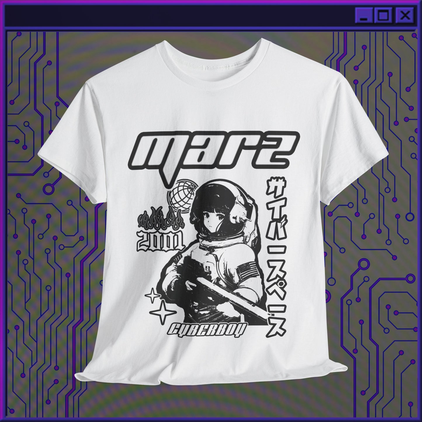 CYBERSPACE - Y2K MARZ SHIRT