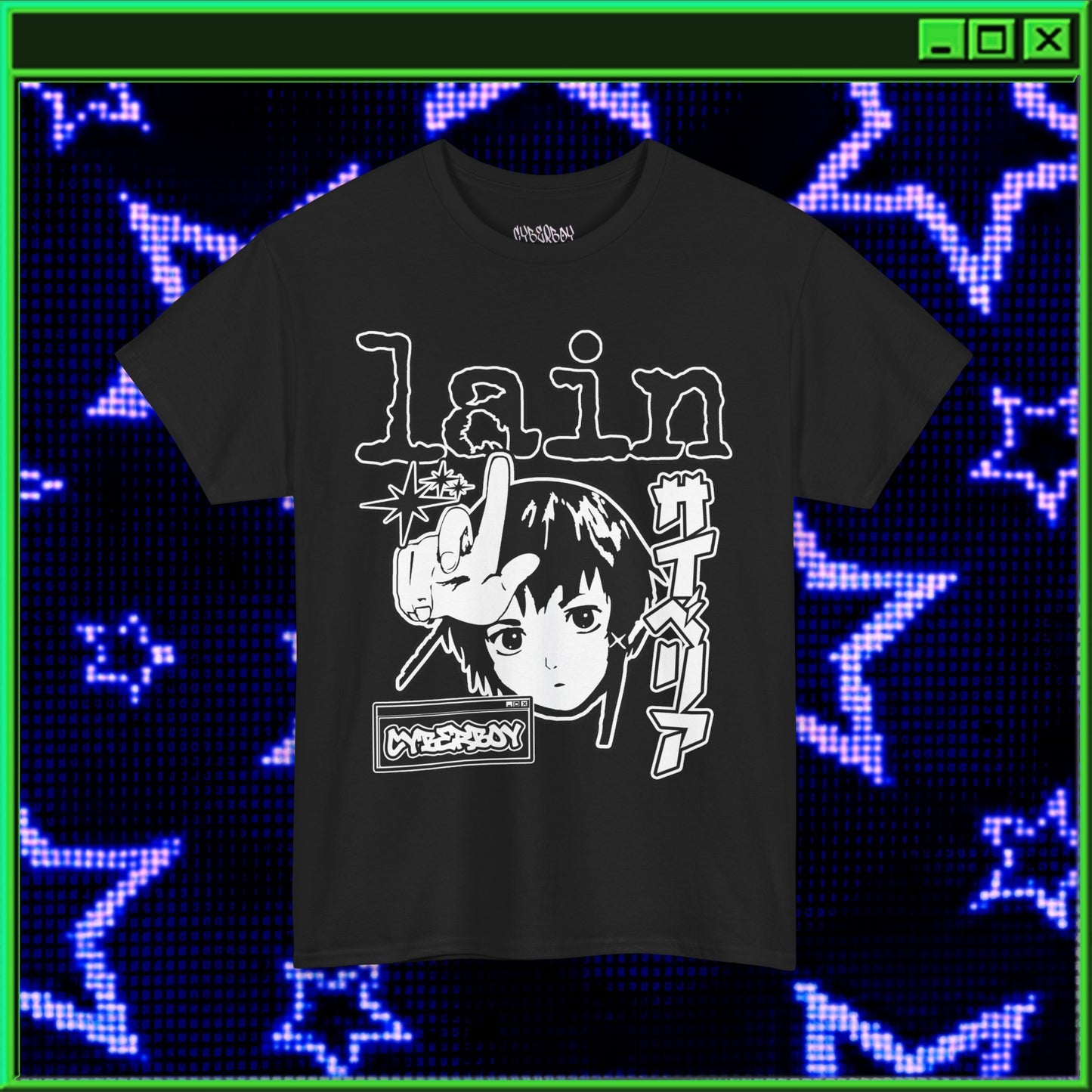 LAIN X CYBERBOY - Y2K SHIRT