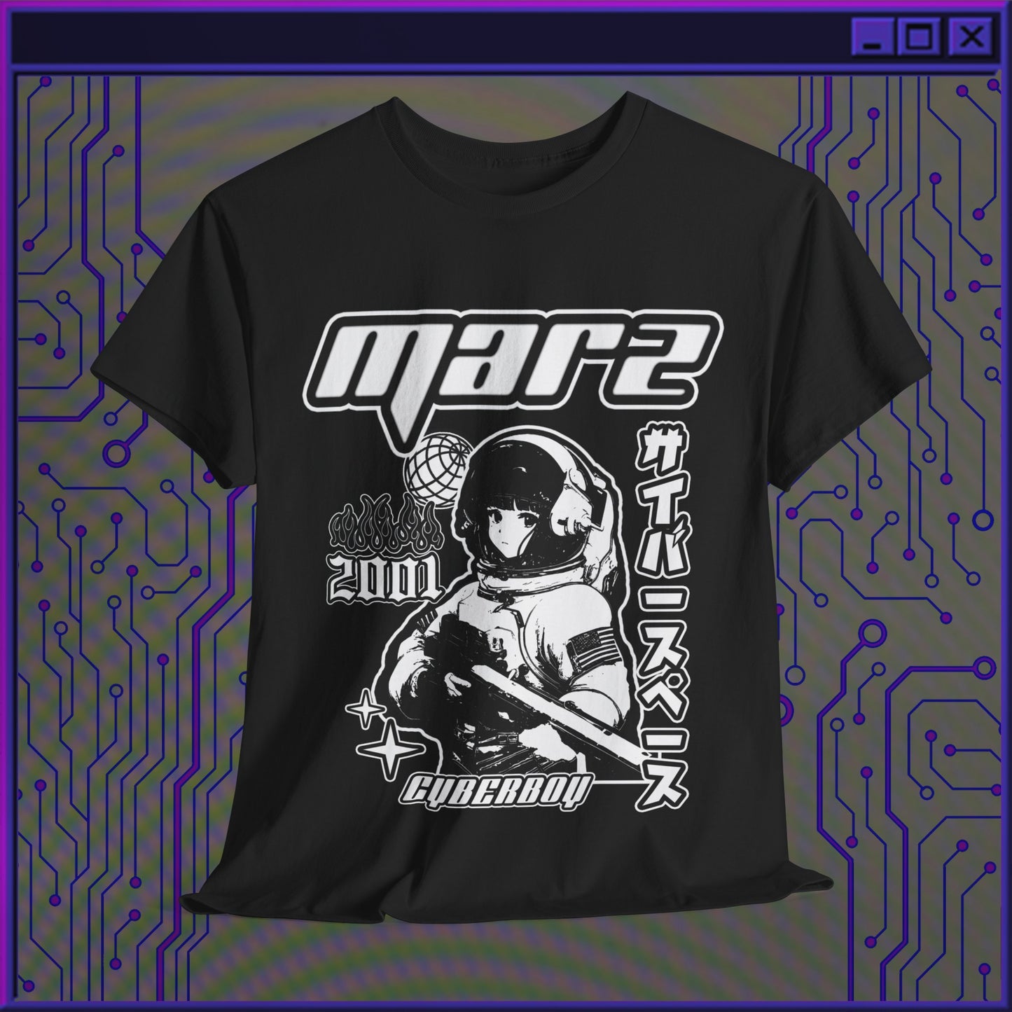 CYBERSPACE - Y2K MARZ SHIRT